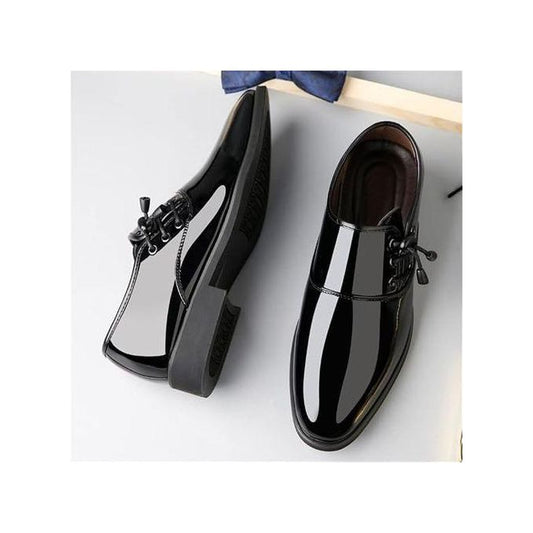 Chaussures Habillées En Cuir Verni Pour Hommes/chaussures En Cuir Classiques De Style Britannique -