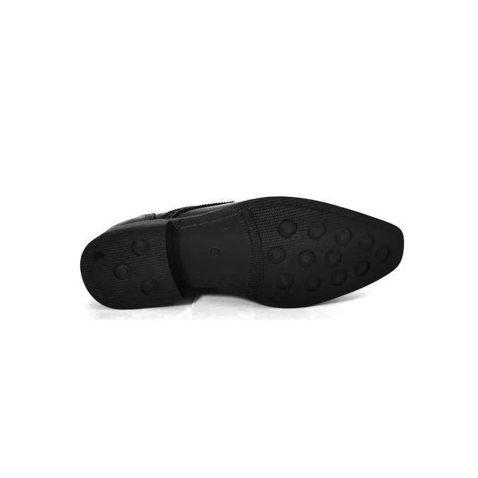 Hommes Formelle Mariage Entreprise Chaussures En Simili Cuir Lacets Marron