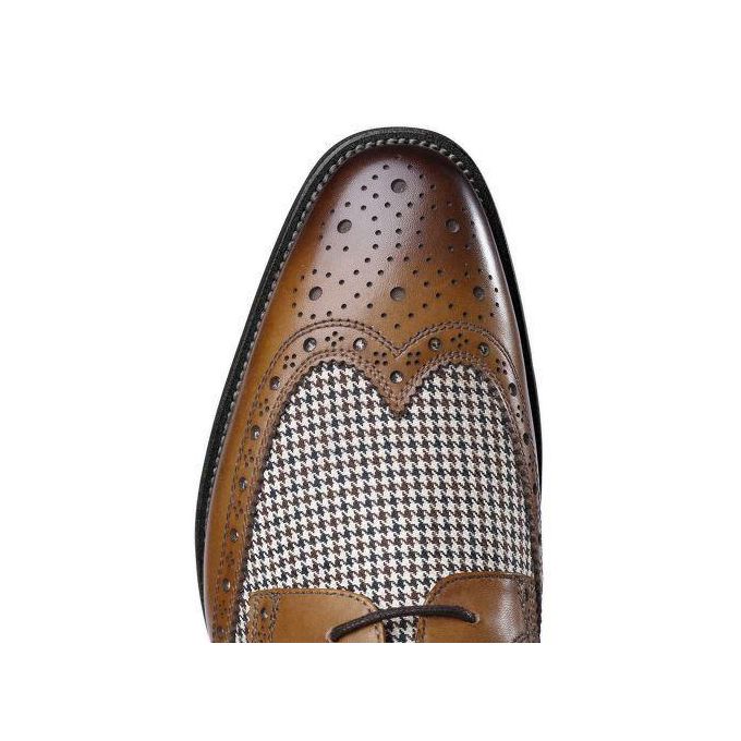 Banagat Hommes Mariage Formel Entreprise Chaussures Lacets Marron